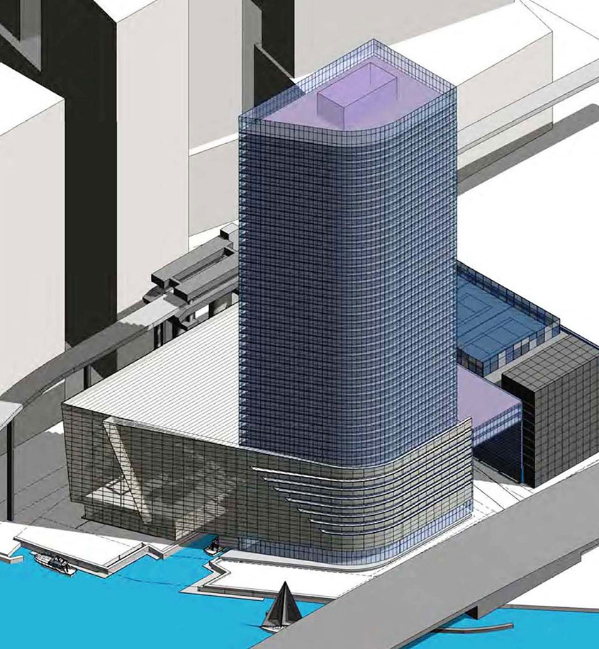 42 Meter Aero Docks Yacht Storage for Permitting Story High Rise and Dry Stack