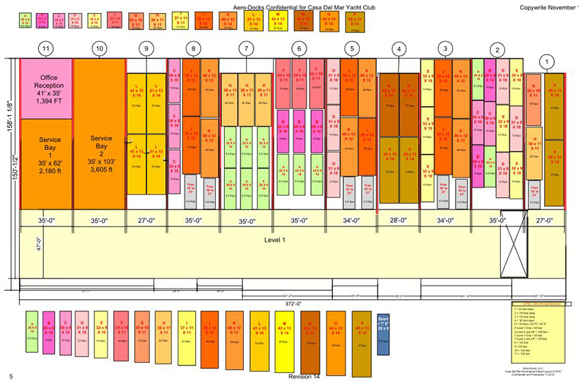 AERO-DOCKS Casa Del Mar AeroDocks layout level 1