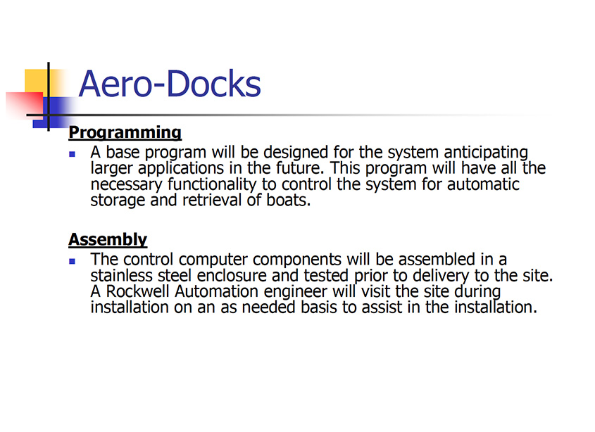 Aero-Docks System III Tutorial Pages